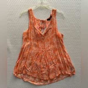Sanctuary Orange and white sleeveless top, XL, unworn